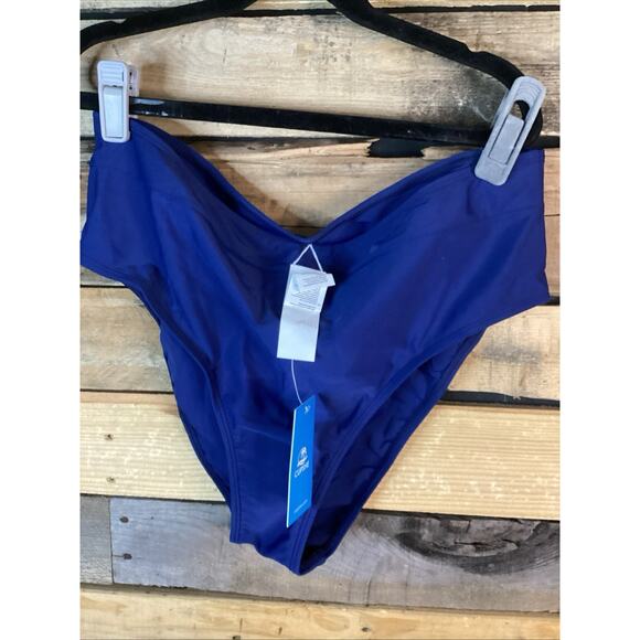 Cupshe Women’s Bikini Bottoms Navy Size Large - Picture 2 of 2